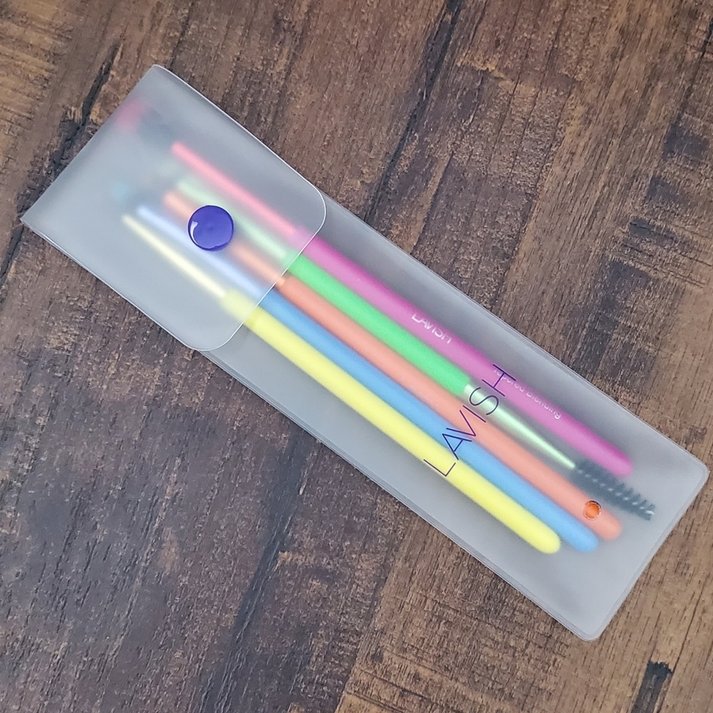 LAVISH Neon Brush Set of 5